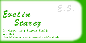 evelin starcz business card